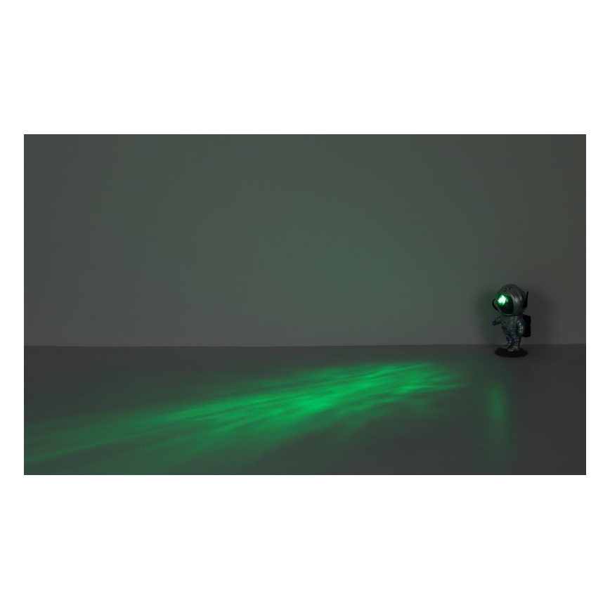 Globo - LED RGB Настолна лампа LED/4,5W/5V астронавт сребрист