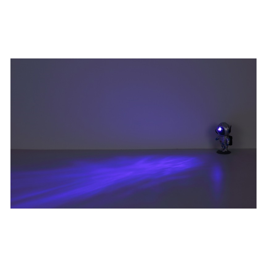 Globo - LED RGB Настолна лампа LED/4,5W/5V астронавт сребрист