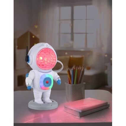 Globo - LED RGB Настолна лампа LED/6W/5V астронавт бял