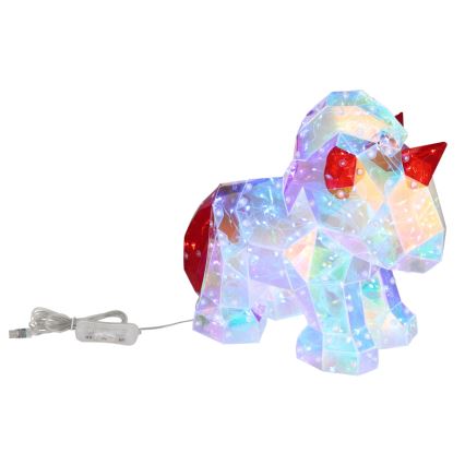 Globo - LED Декорация на маса LED/3W/5V USB еднорог