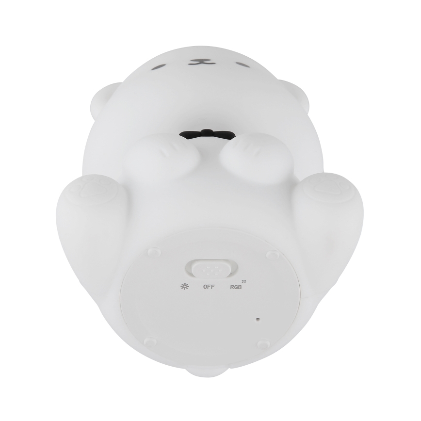 Globo - LED RGBW димируема презареждаема детска нощна лампа LED/1W/5V 1200 mAh мечка