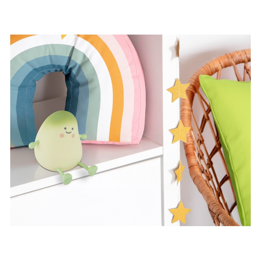 Globo - LED RGBW Регулируема презареждаема детска нощна лампа LED/2W/5V 1200 mAh манго