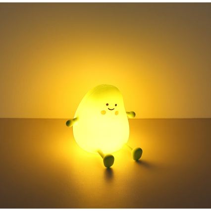 Globo - LED RGBW Регулируема презареждаема детска нощна лампа LED/2W/5V 1200 mAh манго