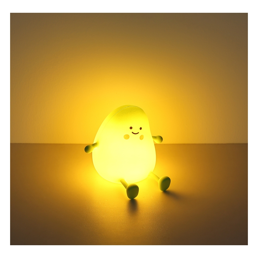 Globo - LED RGBW Регулируема презареждаема детска нощна лампа LED/2W/5V 1200 mAh манго