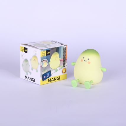 Globo - LED RGBW Регулируема презареждаема детска нощна лампа LED/2W/5V 1200 mAh манго