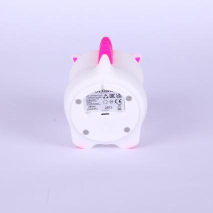 Globo - LED RGBW димируема презареждаема детска нощна лампа LED/1,5W/5V 1200 mAh еднорог