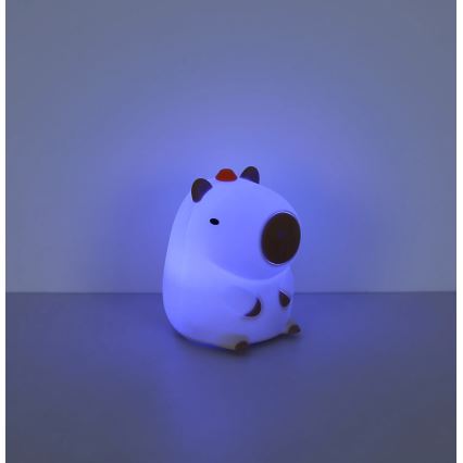 Globo - LED RGBW Презареждаема детска нощна лампа с регулиране на яркостта LED/1,5W/5V 1200 mAh капибара