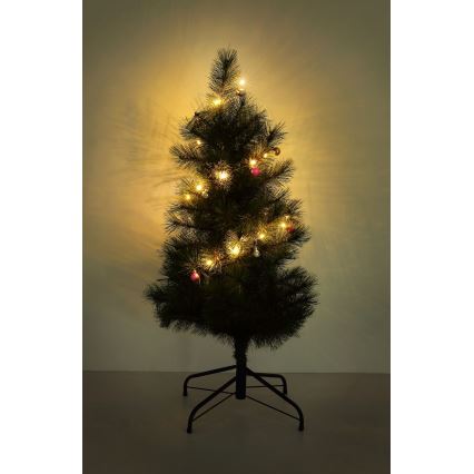 Globo - LED Коледни лампички 20xLED/2xAA 2,2 м топло бял