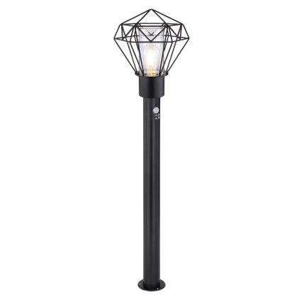 Globo - Екстериорна лампа със сензор 1xE27/15W/230V IP44