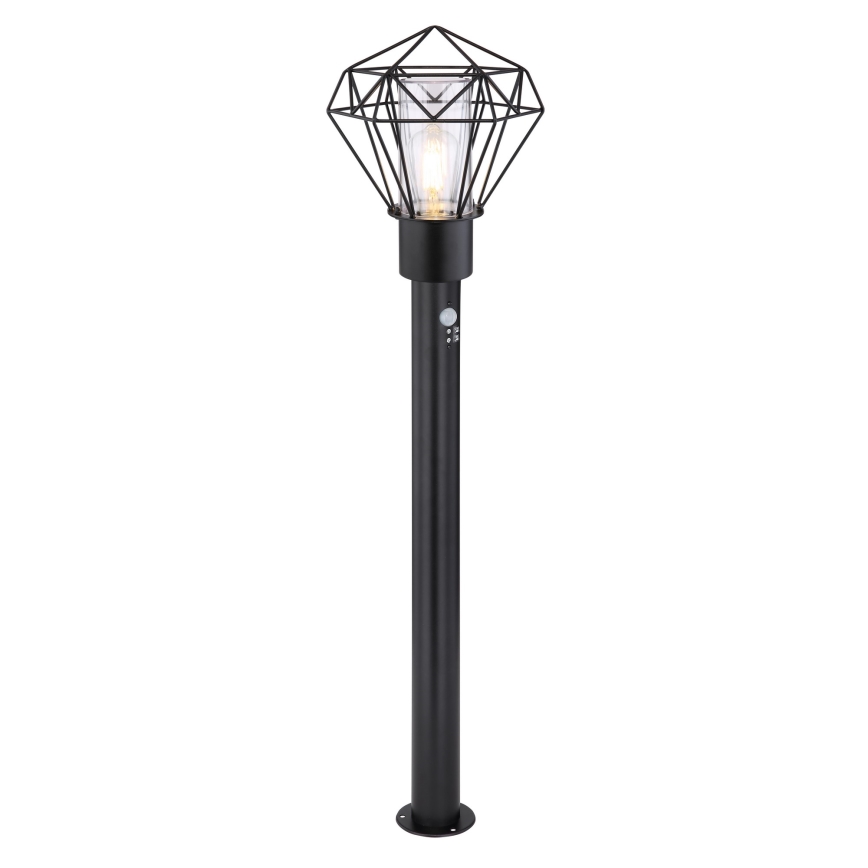 Globo - Екстериорна лампа със сензор 1xE27/15W/230V IP44