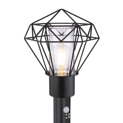 Globo - Екстериорна лампа със сензор 1xE27/15W/230V IP44