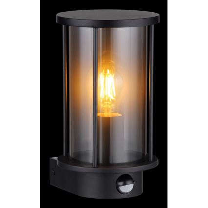 Globo - Екстериорен аплик със сензор 1xE27/60W/230V IP54
