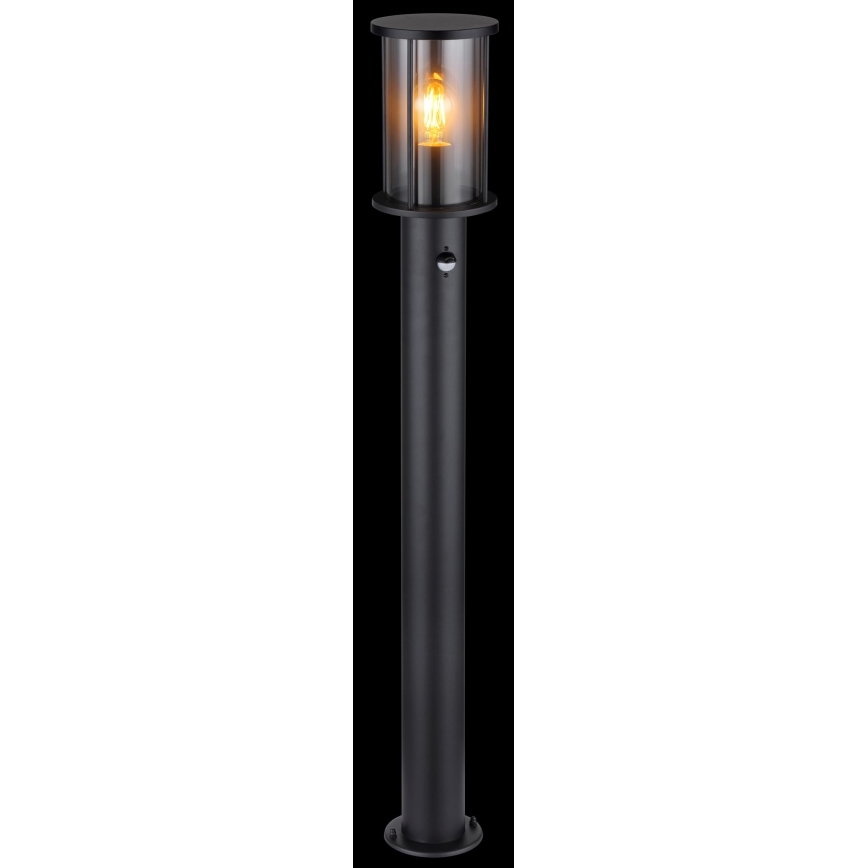 Globo - Екстериорна лампа със сензор 1xE27/60W/230V 100 см IP54