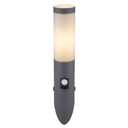 Globo - Екстериорен аплик със сензор 1xE27/15W/230V IP44