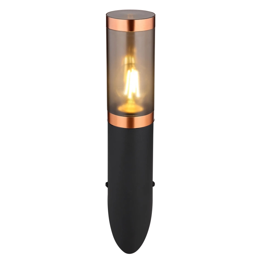 Globo - Екстериорен аплик 1xE27/23W/230V IP44 черен/меден
