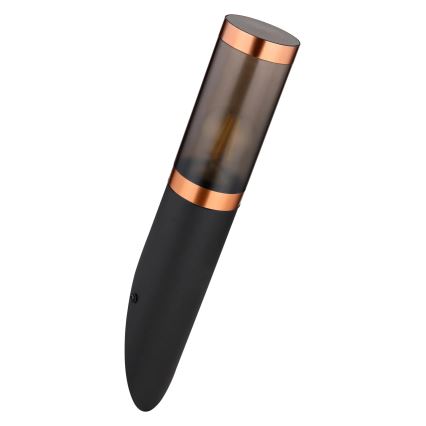 Globo - Екстериорен аплик 1xE27/23W/230V IP44 черен/меден