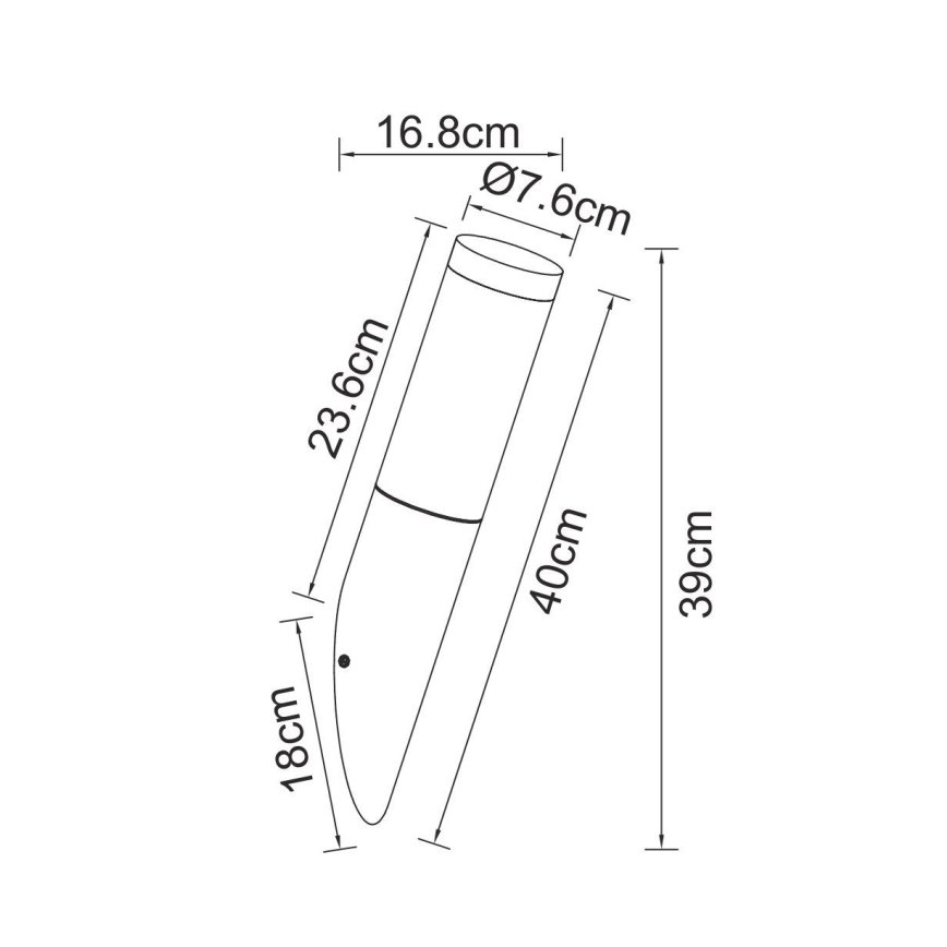 Globo - Екстериорен аплик 1xE27/60W/230V IP44