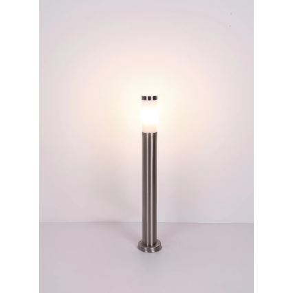Globo - Екстериорна лампа 1xE27/23W/230V IP44 80 см лъскав хром
