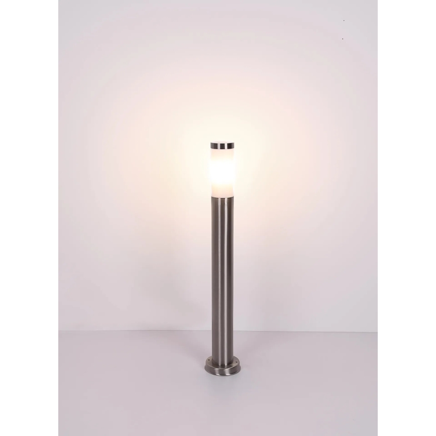 Globo - Екстериорна лампа 1xE27/23W/230V IP44 80 см лъскав хром