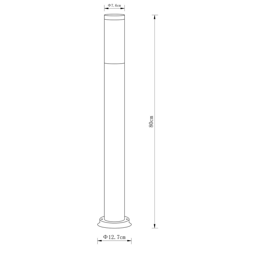Globo - Екстериорна лампа 1xE27/23W/230V 80 см IP44