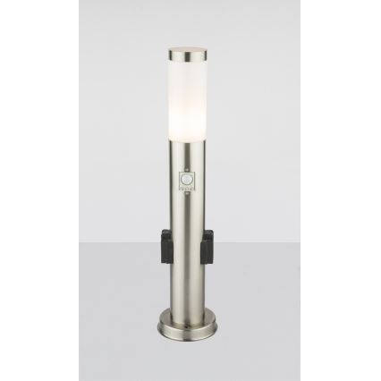 Globo - LED Екстериорна лампа със сензор и 2 zásuvkami LED/9W/230V 60 см IP44