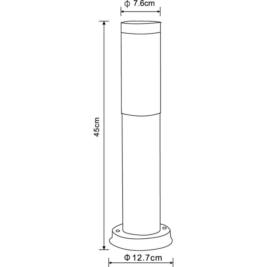 Globo - LED Екстериорна лампа  1xE27/8W/230V IP44