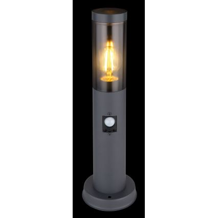 Globo - Екстериорна лампа със сензор 1xE27/15W/230V 45 см IP44