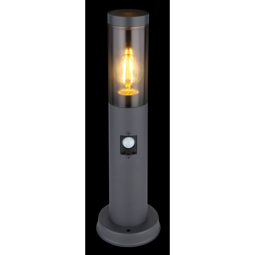 Globo - Екстериорна лампа със сензор 1xE27/15W/230V 45 см IP44