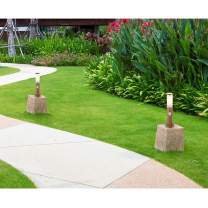 Globo - Външна лампа със сензор 1xE27/15W/230V 45 cm IP44