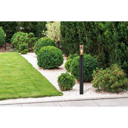 Globo - Екстериорна лампа 1xE27/23W/230V IP44 110 см черен/меден