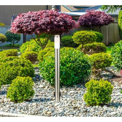 Globo 3159KLED - LED външна лампа с вграден контакт BOSTON LED/9W/230V IP44 110 cm