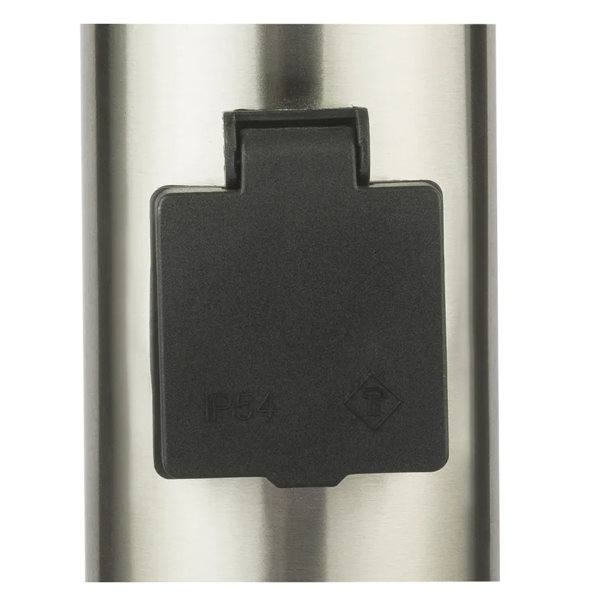 Globo 3159KLED - LED външна лампа с вграден контакт BOSTON LED/9W/230V IP44 110 cm