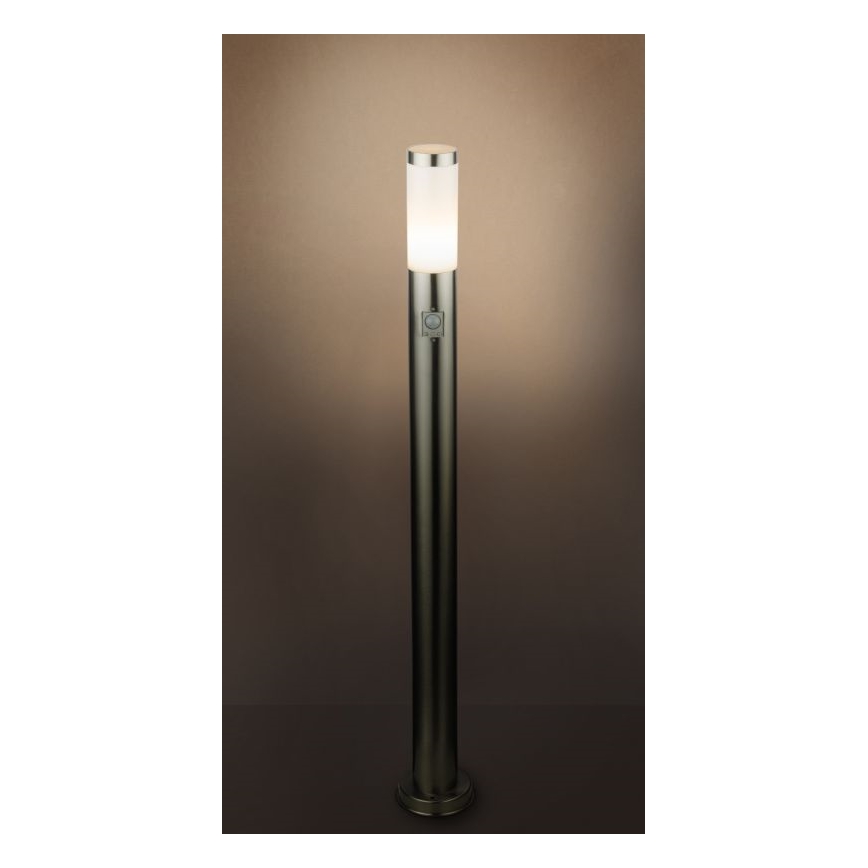 Globo - Екстериорна лампа със сензор 1xE27/60W/230V 110 см IP44