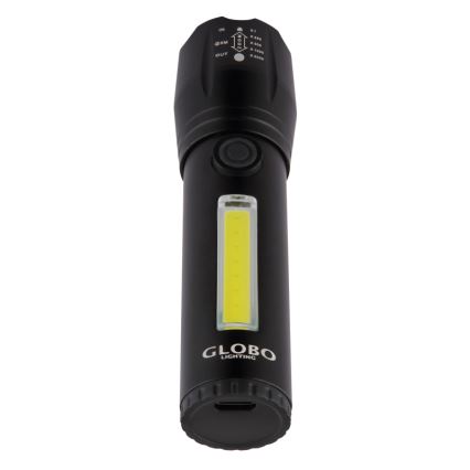 Globo - LED Акумулаторно фенерче LED/3W/5V + COB/3W 5500K 1200 mAh
