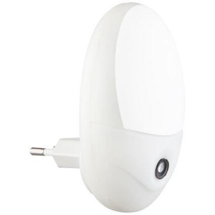 Globo - LED Контакт с ориентировъчна светлина със сензор 4xLED/0,6W/230V 6500K