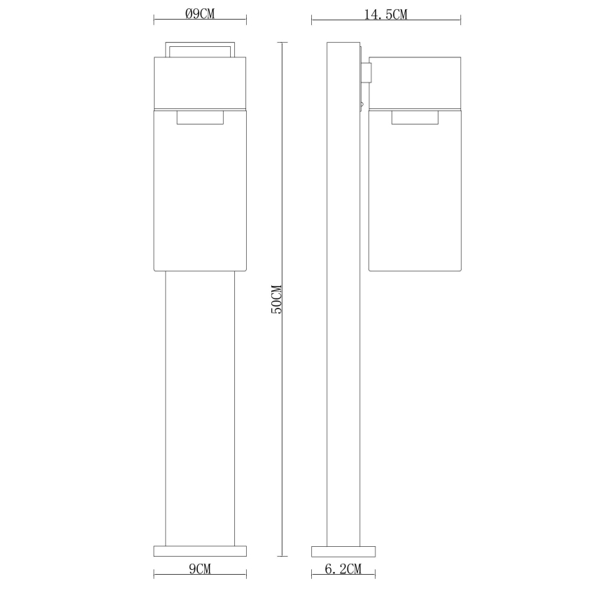 Globo - Екстериорна лампа 1xE27/40W/230V 50 см IP44