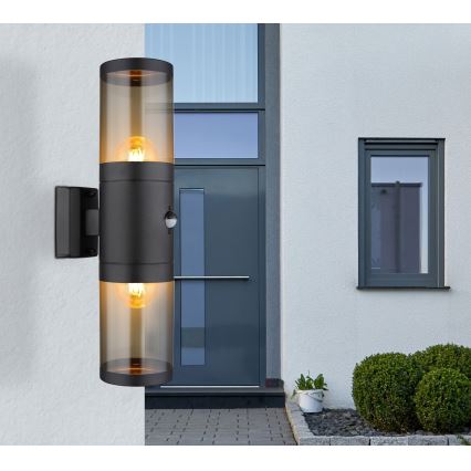 Globo аплик със сензор 2xE27/40W/230V IP44