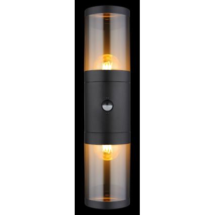 Globo аплик със сензор 2xE27/40W/230V IP44