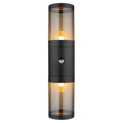 Globo аплик със сензор 2xE27/40W/230V IP44