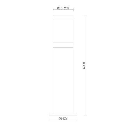 Globo - Екстериорна лампа 1xE27/60W/230V 50 см IP44
