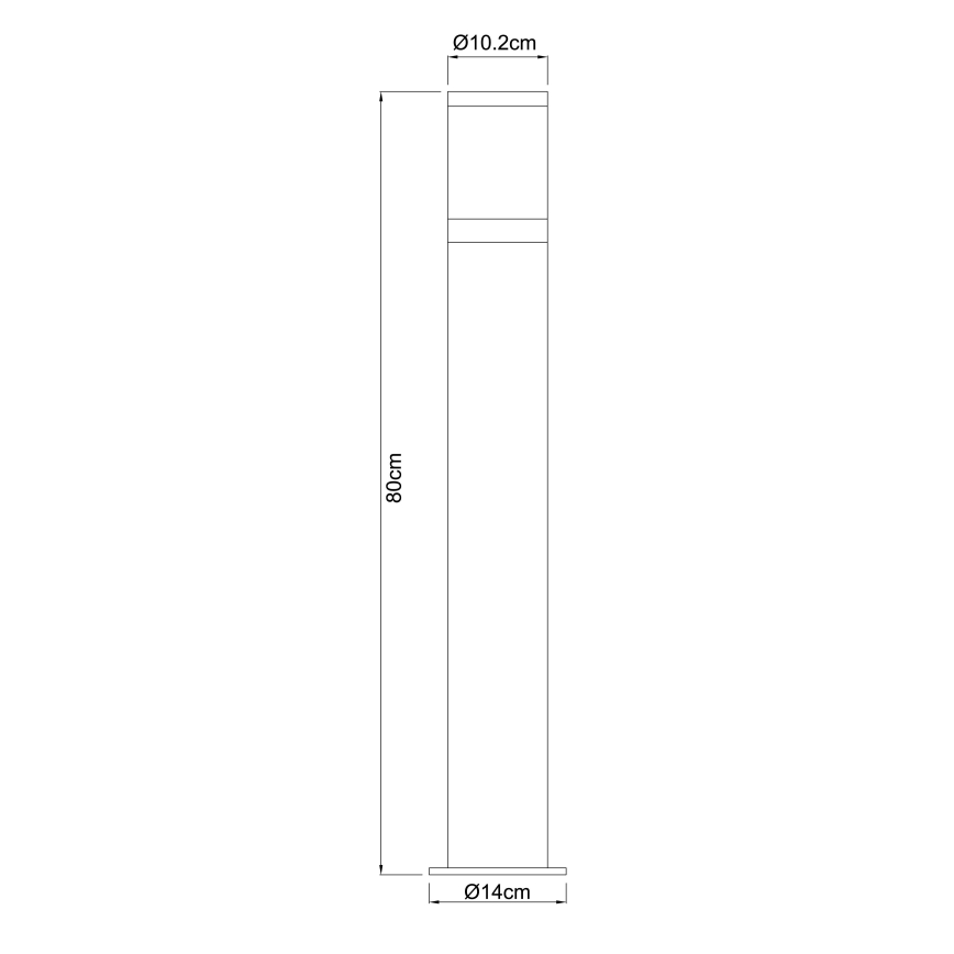 Globo - Екстериорна лампа 1xE27/60W/230V IP44