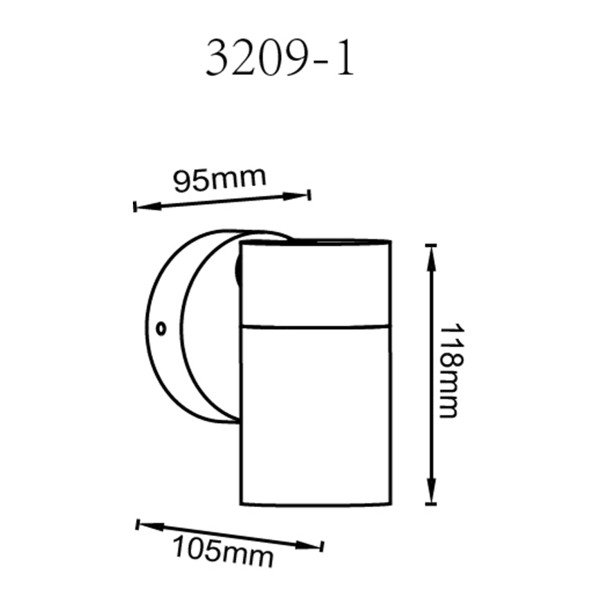 Globo - Спот аплик 1xGU10/35W/230V