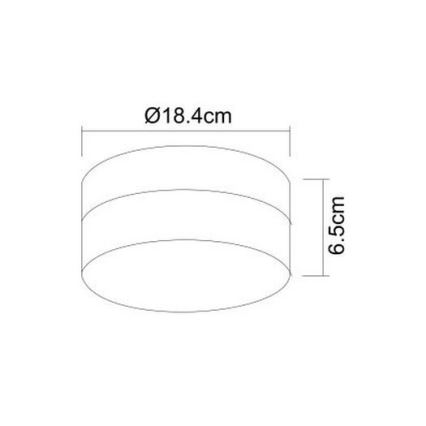 Globo - Лампа за баня 1xE27/60W/230V Ø 18,4 см IP44