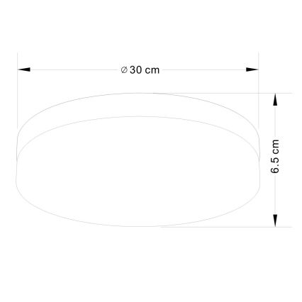 Globo - Лампа за баня 3xE27/40W/230V Ø 30 см IP44