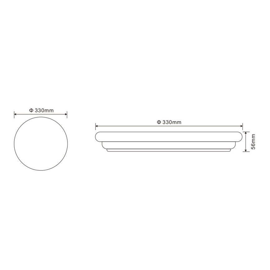Globo - LED Екстериорна Лампа за таван 1xLED/24W/230V IP54
