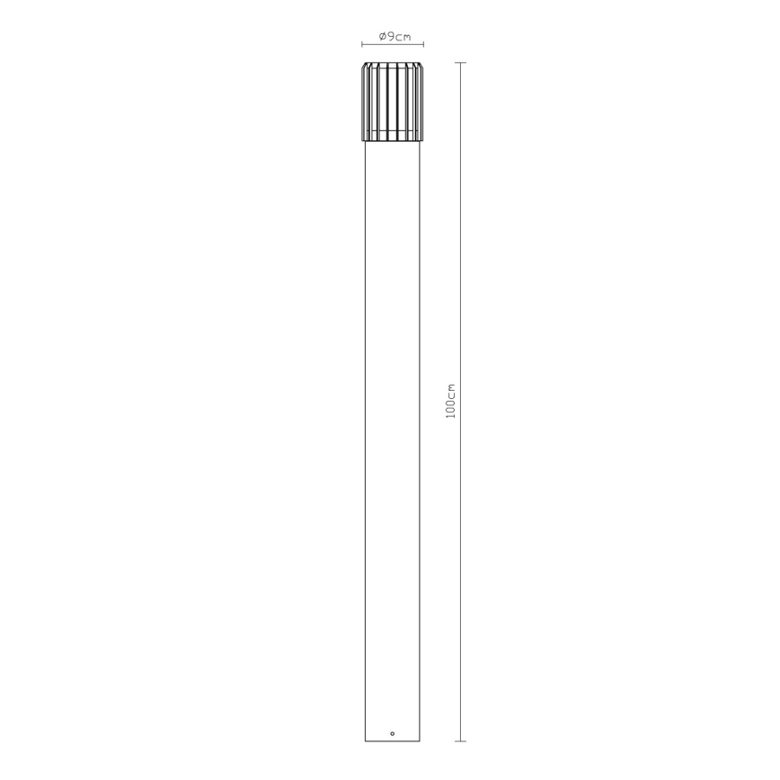Globo - Външна лампа 1xE27/15W/230V IP54 100 см