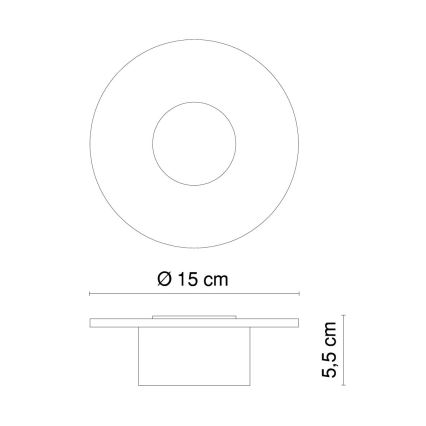GLOBO 32401 - LED Екстериорна лампа DANA 10xLED/0,06W/3V/230V IP44