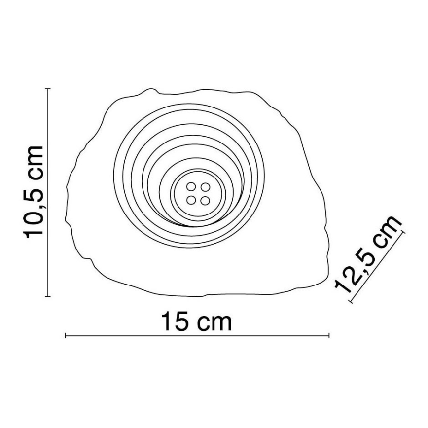 Globo - LED Декоративен соларен лампа 4xLED/0,06W/1,2V IP44 200 mAh