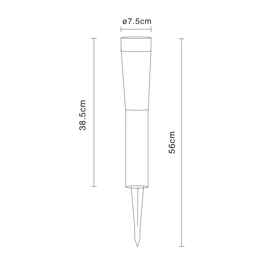 Globo 3303 - Соларно LED осветление SOLAR 2xLED/0,06W/3V 600 mAh