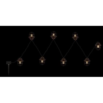 Globo - LED Соларен декоративна лампа 8xLED/3,2V IP44 200 mAh